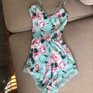 Floral Tobi romper
